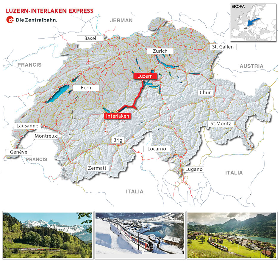 Luzern - Interlaken Express